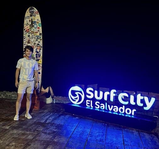 Hector Sanchez at Surf City El Salvador